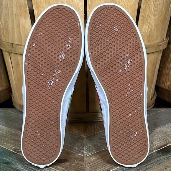 Vans Authentic Low Birds Of Paradise Floral Tropical Canvas Sneaker Women Size 6 - Picture 10 of 11